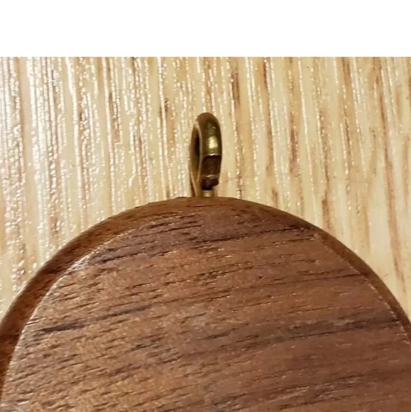 Handmade Wood Pendant Necklace - Picture 7 of 7